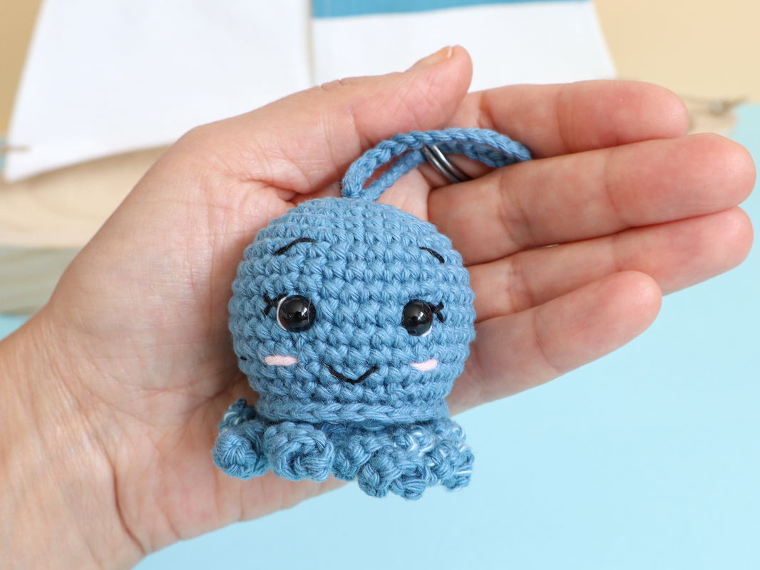 Häkelanleitung Schlüsselanhänger Oktopus Ove - Bild 4