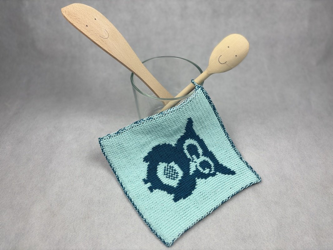 Potholder Owl Eugenia – Double Knitting Instructions - Image 6