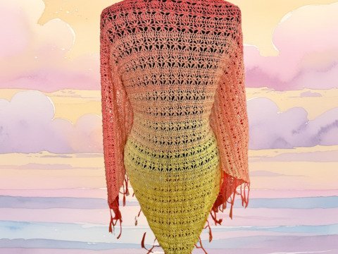 Häkelanleitung Dreieckstuch "Ravi"