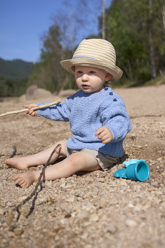 Pulli mit Zopfmuster