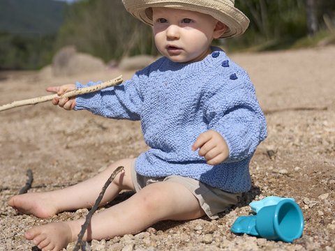 Pulli mit Zopfmuster