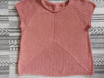 Knitting pattern, Terea top