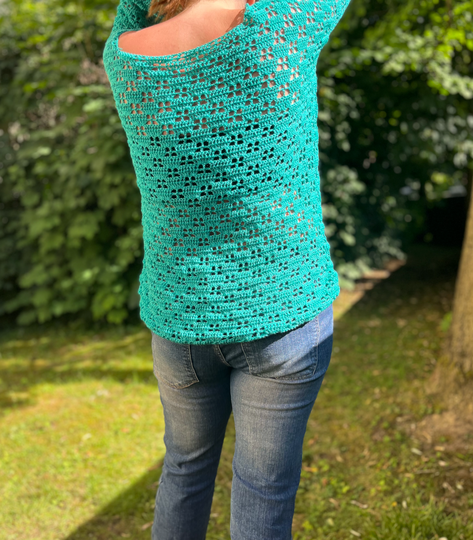 Häkelanleitung Tunika "Lace Delight"