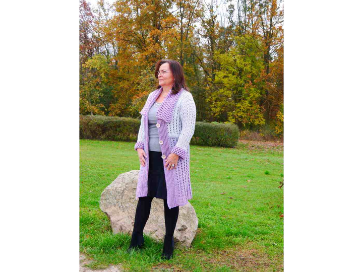 Häkelanleitung Kuscheljacke/Mantel Happy Time