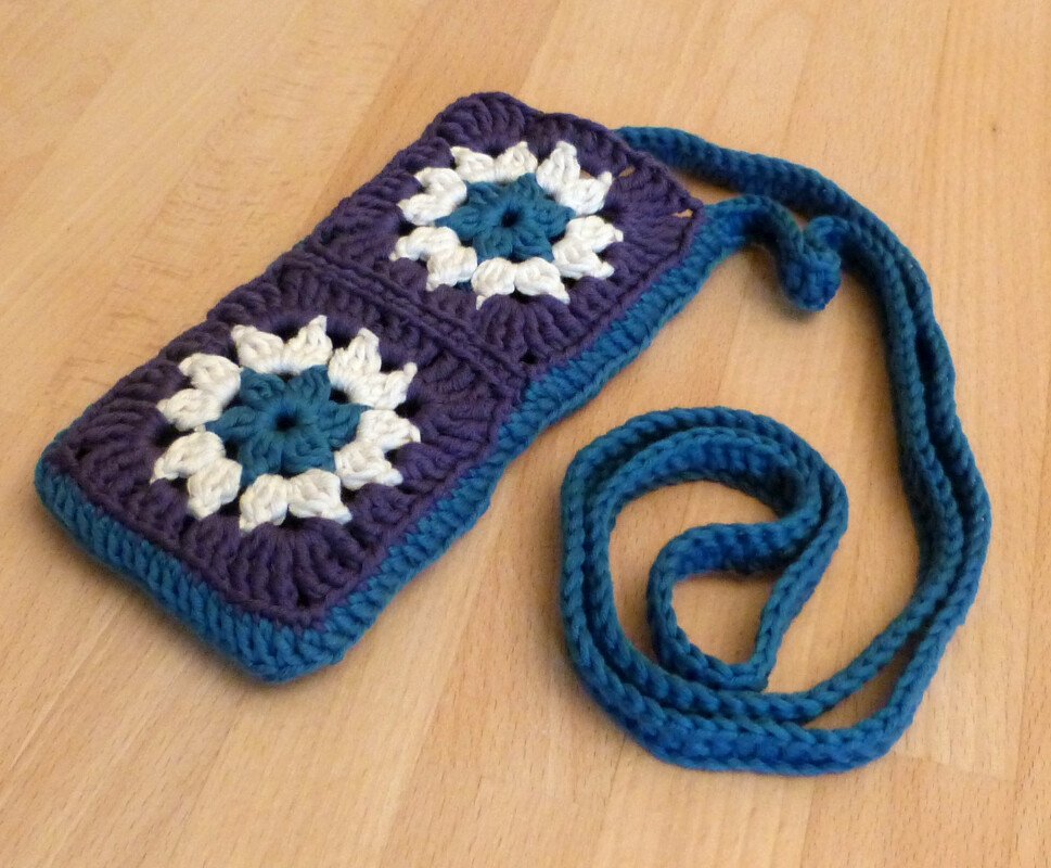 Häkelanleitung Handytasche und Flaschentasche "Granny" - Bild 3
