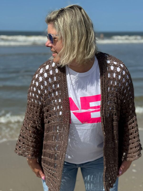 Häkelanleitung Pullover/Shirt Jacke/Weste Kajona