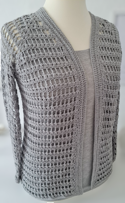 Häkelanleitung 4 in 1 Jacke / Pullover / Shirt / Weste RVO "Laues Lüftchen" - Bild 6