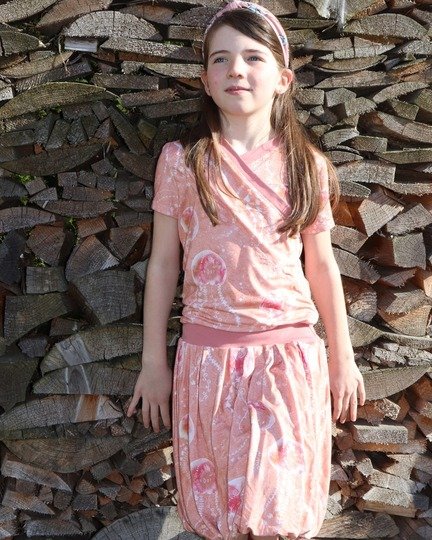 Schnittmuster Kellerfalten-Rock Benelisa für dehnbare Stoffe Gr. 74-164