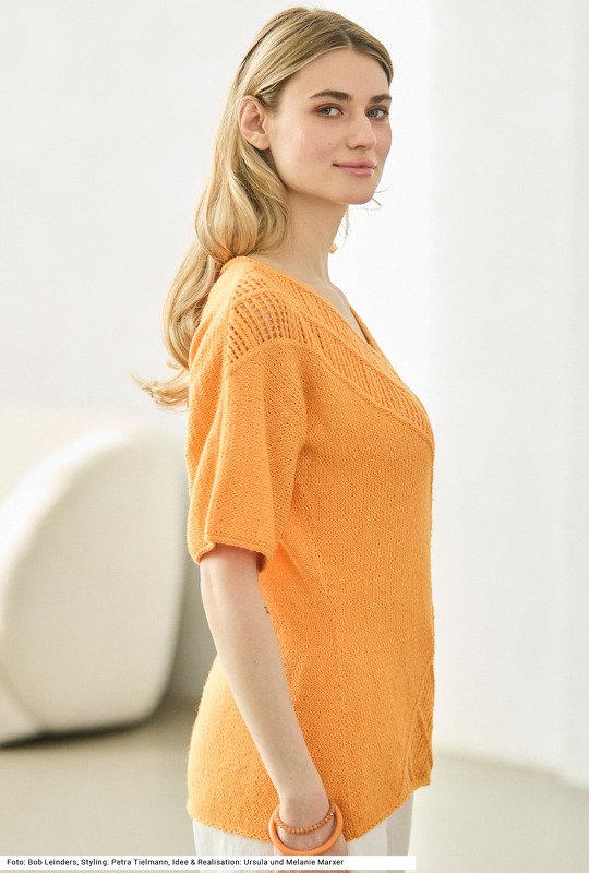 Pulli mit V-Passe - Bild 5