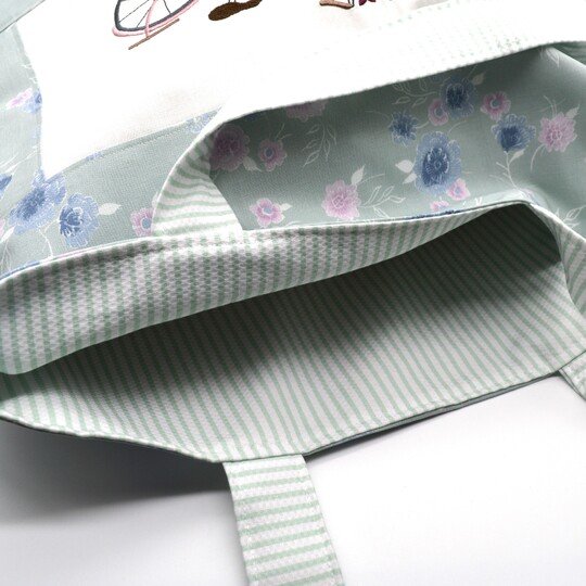 Stickdatei Fahrrad mit Blumen verschiedene Größen