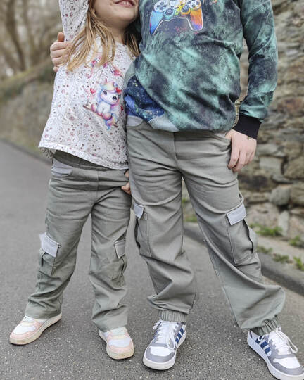 HOSE "MATTI" | Schnittmuster und Anleitung | 3 Weiten | Gr. 98-164