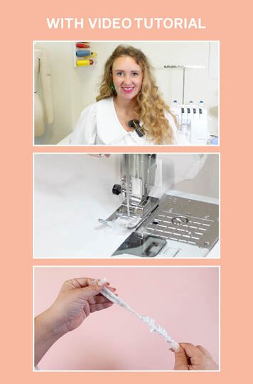 Wrap Blouse Sewing Pattern Ladies XS-XXXL with Peter Pan collar and Puff