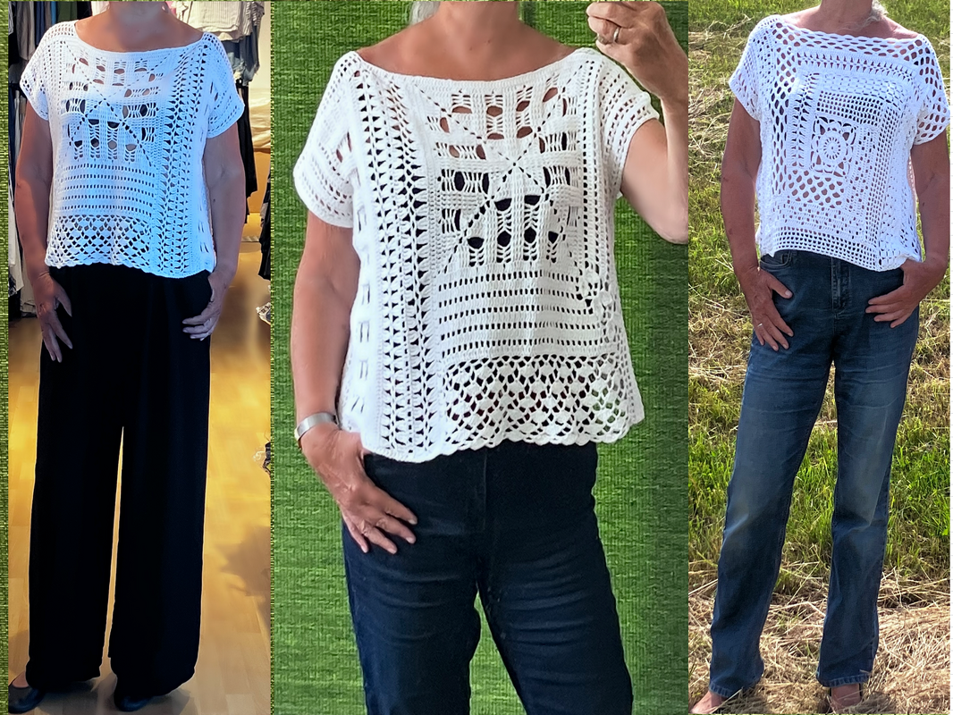 Wende-Shirt „Spiralnebel“- Häkelanleitung