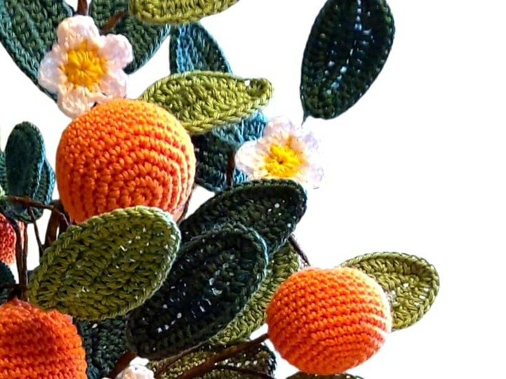 Häkelanleitung / Amigurumi / Orangenbäumchen