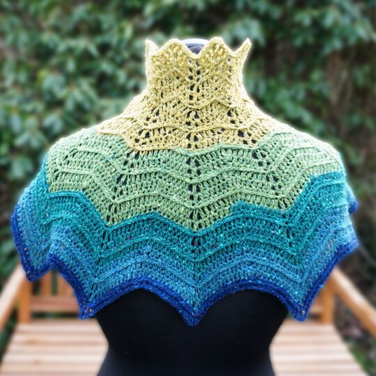 Drachen Cowl, neckwarmer, crochet pattern for adults and children