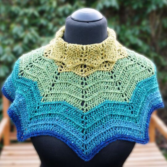 Drachen Cowl, neckwarmer, crochet pattern for adults and children