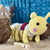 Häkelwürmchen Gustel, eine deutsche Amigurumi Häkelanleitung als Rassl(PDF)