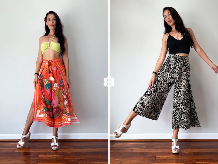 Wickelhose Schnittmuster Katja | Thai Hose nähen | Strandhose | 34-56