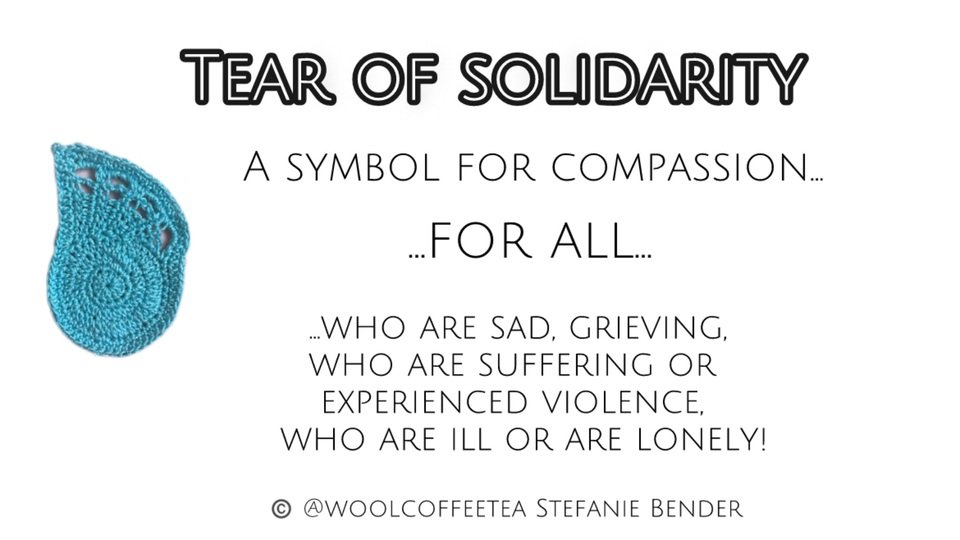 Träne der Solidarität