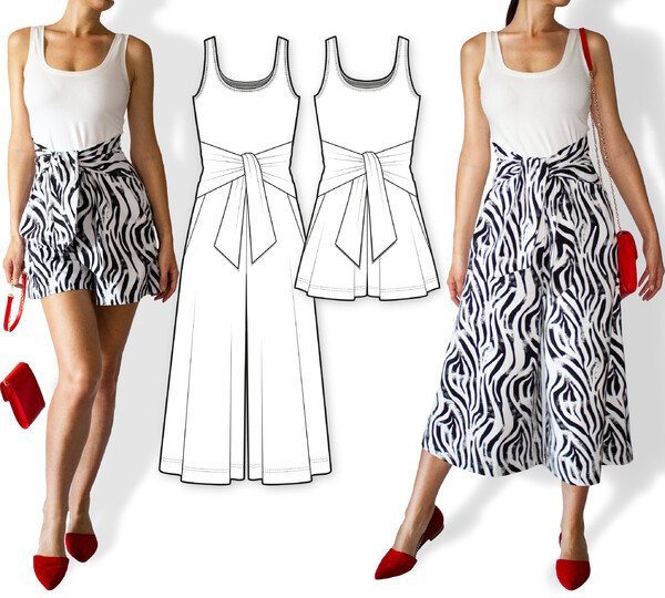 Sewing Pattern | Jersey Overall Sophie | Jumpsuit | E-Book | Sizes XXS-XL