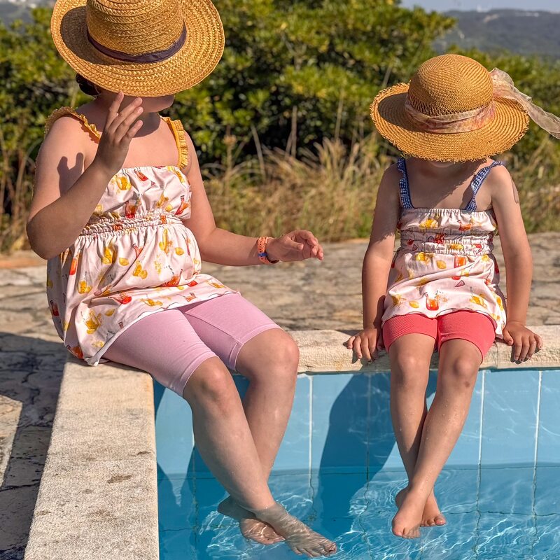 Schnittmuster Tunika, (Maxi)Kleid Easy Bandeau für Mädchen Größe 92-164 - Bild 4