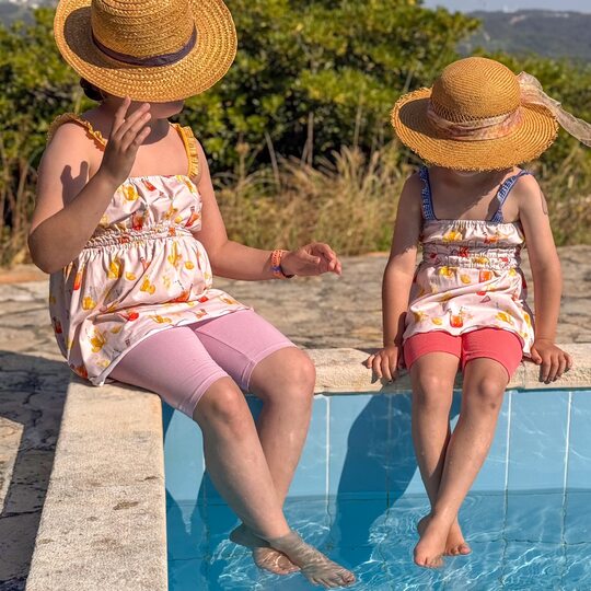 Schnittmuster Tunika, (Maxi)Kleid Easy Bandeau für Mädchen Größe 92-164