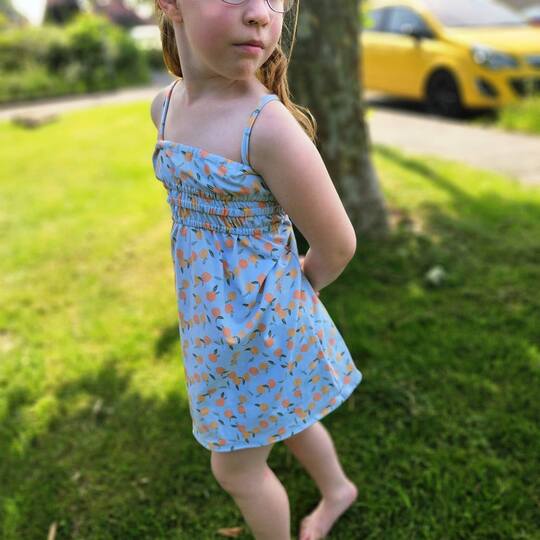 Schnittmuster Tunika, (Maxi)Kleid Easy Bandeau für Mädchen Größe 92-164