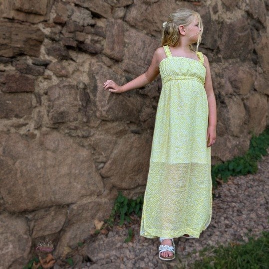 Schnittmuster Tunika, (Maxi)Kleid Easy Bandeau für Mädchen Größe 92-164