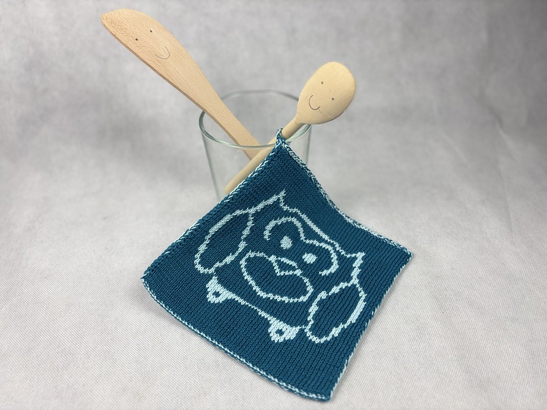 Potholder Owl Klausi – Double Knitting Instructions - Image 6