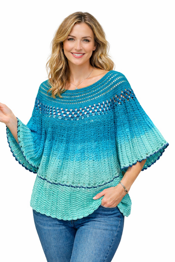 Häkelanleitung Fledermauspulli Elfenflügel