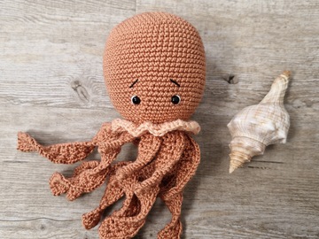 PDF Häkelanleitung Amigurumi Oktopus Otto mit acht Tentakeln