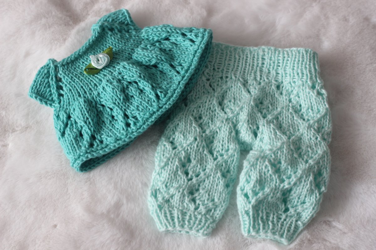 Dolls Shirt und Pants Knitting Pattern