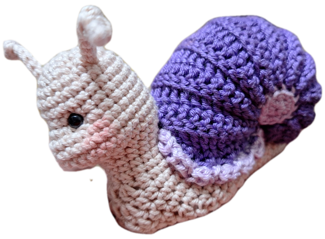 Finchen - Häkel-Anleitung für eine süße Amigurumi-Schnecke - Bild 4