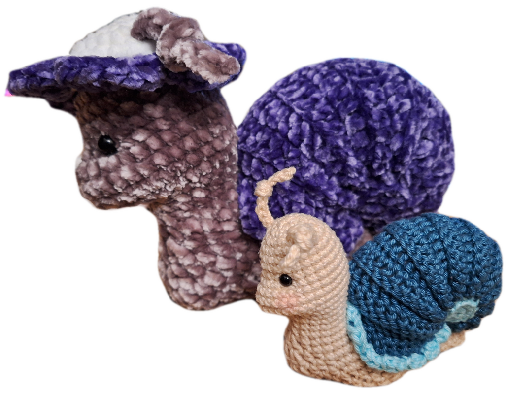 Finchen - Häkel-Anleitung für eine süße Amigurumi-Schnecke - Bild 6