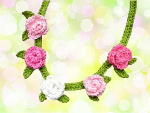 Kette mit Rosen für kleine und große Mädchen