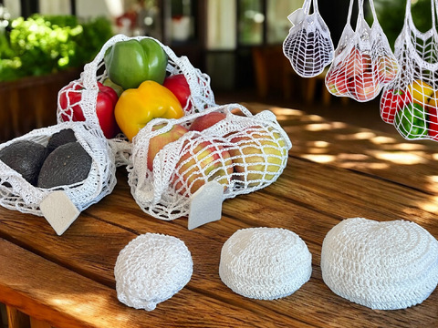 Fruit and Vegetable Net with clever extra - Crochet Pattern
