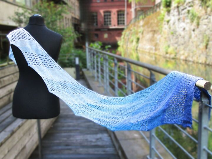 Siljana Tuch, Lace, Strickanleitung