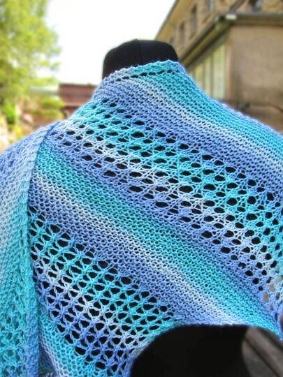 Siljana Tuch, Lace, Strickanleitung