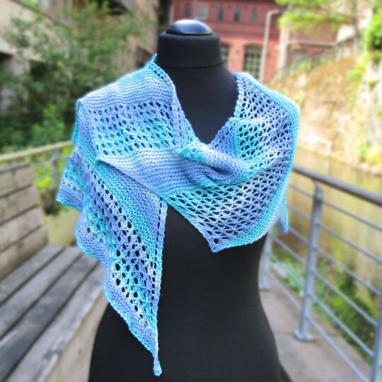 Siljana Tuch, Lace, Strickanleitung