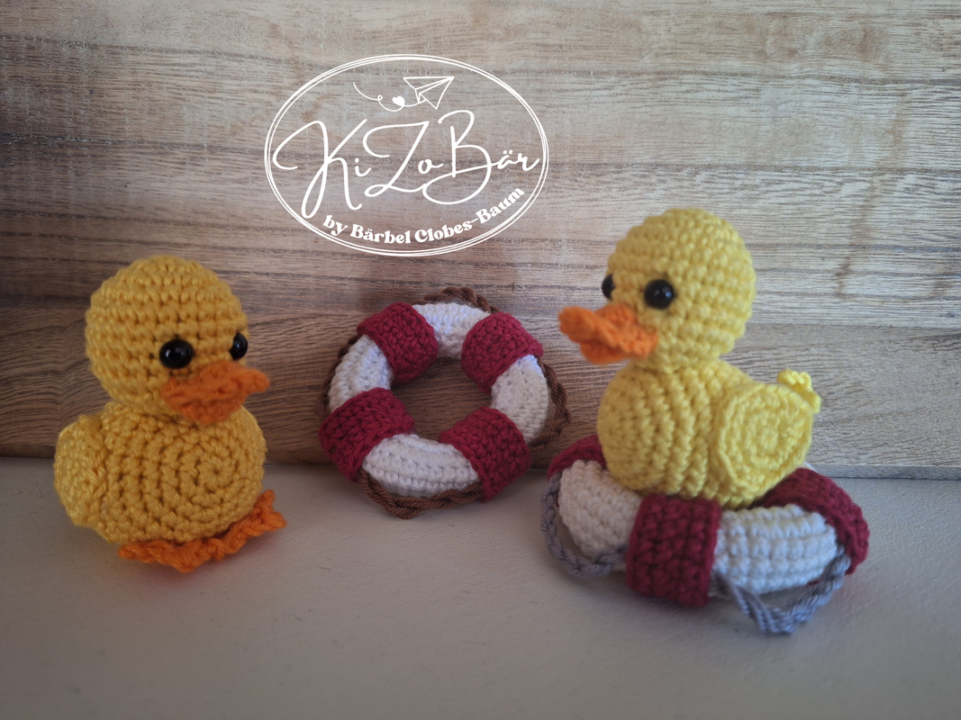 Schnatterlie - Häkelanleitung für eine süße Amigurumi-Ente