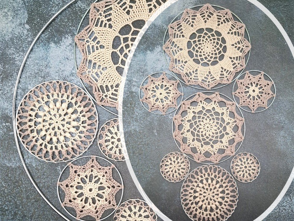 5 teilige Häkelanleitung Mandalas & Traumfänger, Sommer Sparpack - Bild 19
