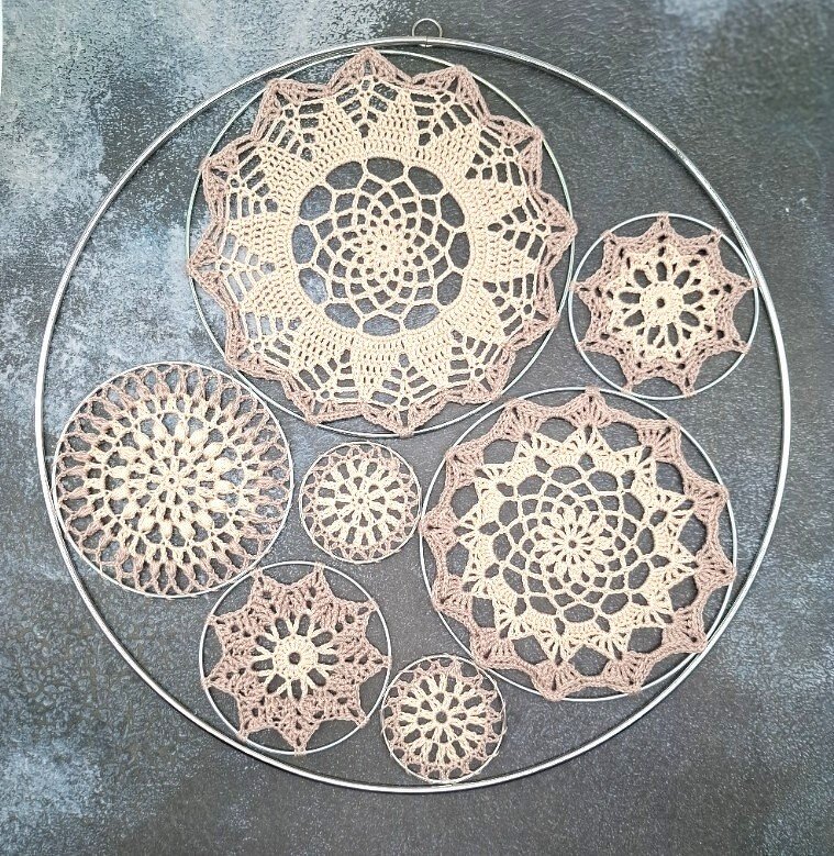 5 teilige Häkelanleitung Mandalas & Traumfänger, Sommer Sparpack - Bild 15