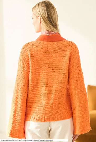 Jacke mit Trompetenärmeln