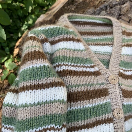 Strickanleitung Kinderjacke Ole Gr. 80 - 122