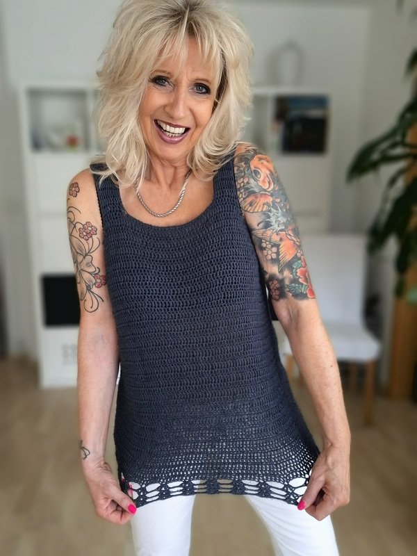 Basic Top - Häkeltop - Bild 3