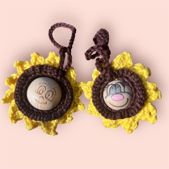 Sonnenblume im Taschenformat Sorgenwürmchen