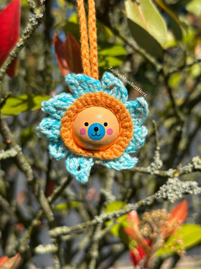 Sonnenblume im Taschenformat Sorgenwürmchen