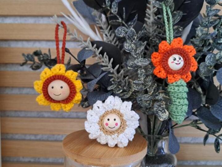 Sonnenblume im Taschenformat Sorgenwürmchen