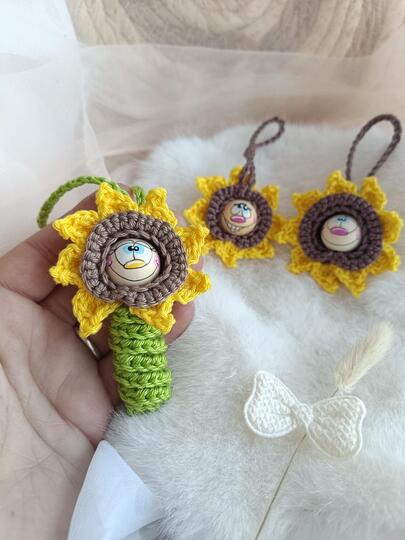 Sonnenblume im Taschenformat Sorgenwürmchen