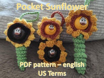 Sonnenblume im Taschenformat Sorgenwürmchen
